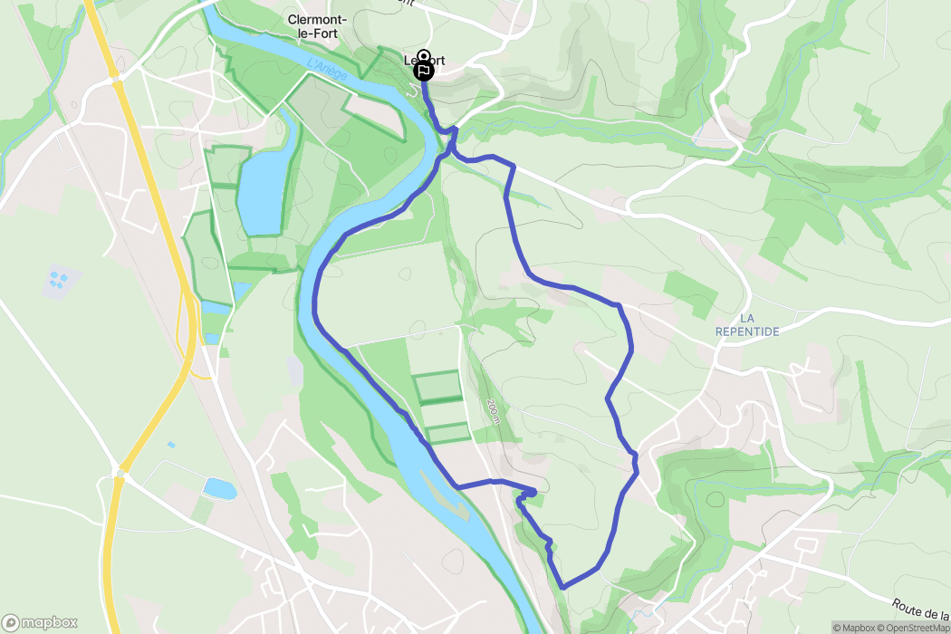 Clermont-le-Fort: routekaart voor buitenactiviteiten - France
