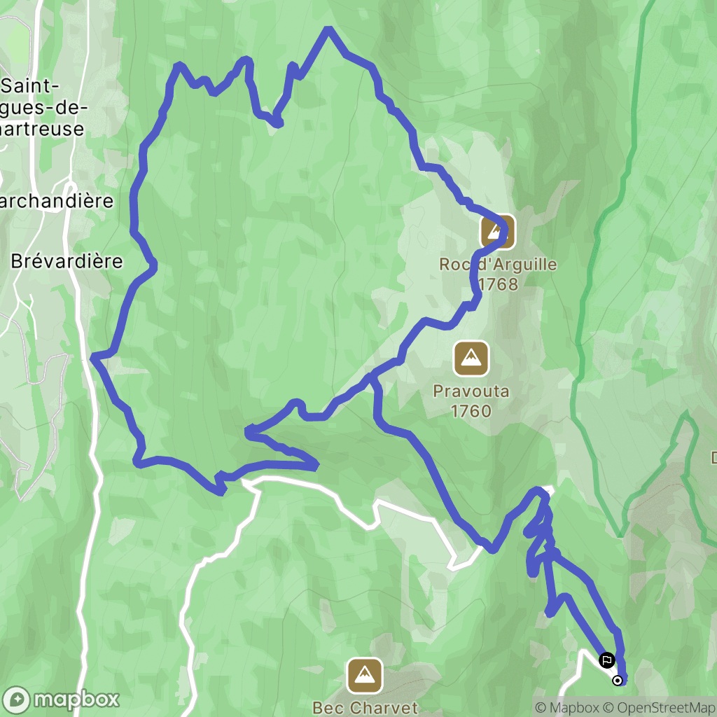 Plateau-des-Petites-Roches: routekaart voor buitenactiviteiten - France