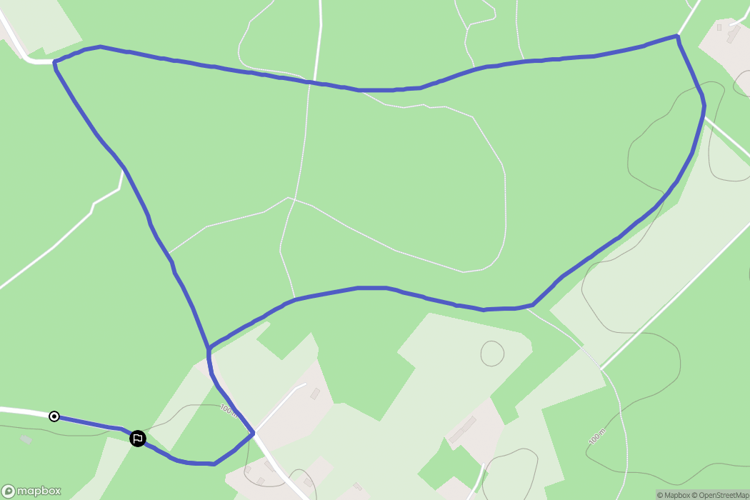 Trebeurden : carte du parcours de randonnée - France