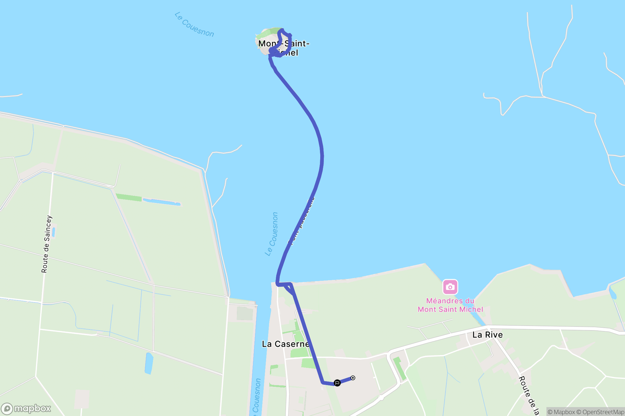 Pontorson: routekaart voor buitenactiviteiten - France