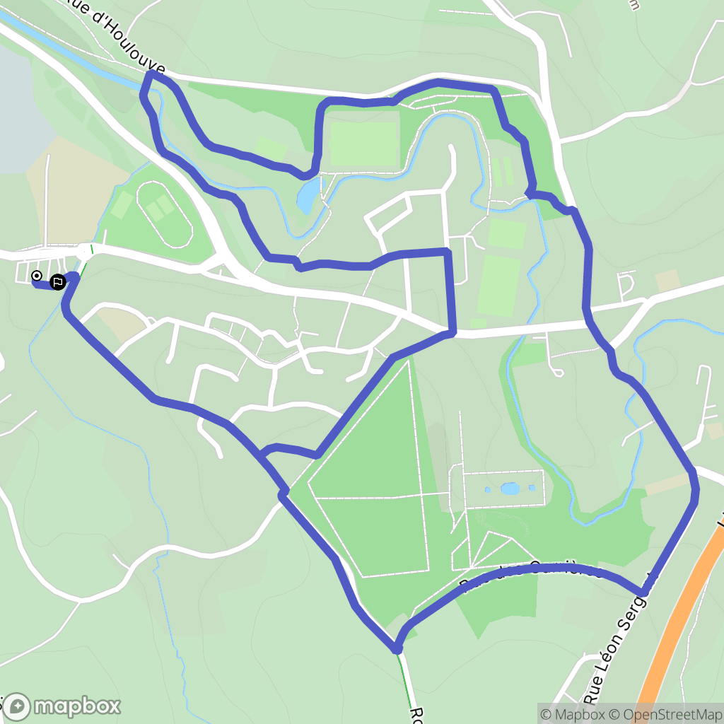 Wimille : carte du parcours de randonnée - France