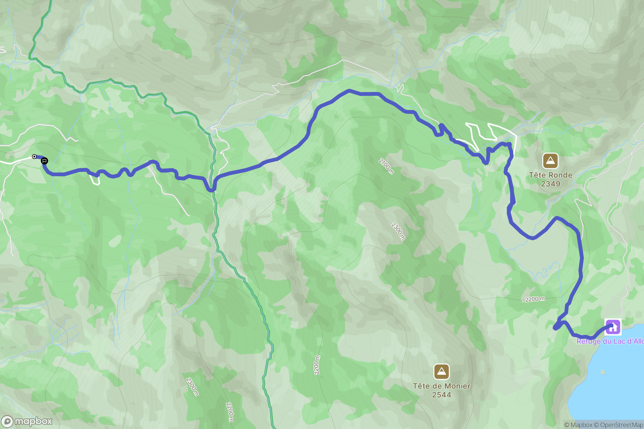 Allos: routekaart voor buitenactiviteiten - France