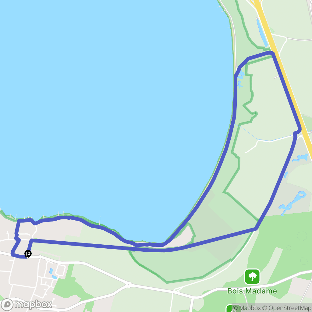 Fouras : carte du parcours de randonnée - France