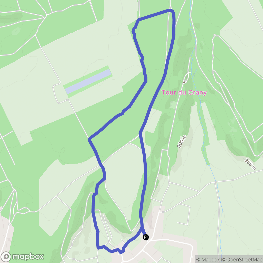 Eulmont : carte du parcours de randonnée - France