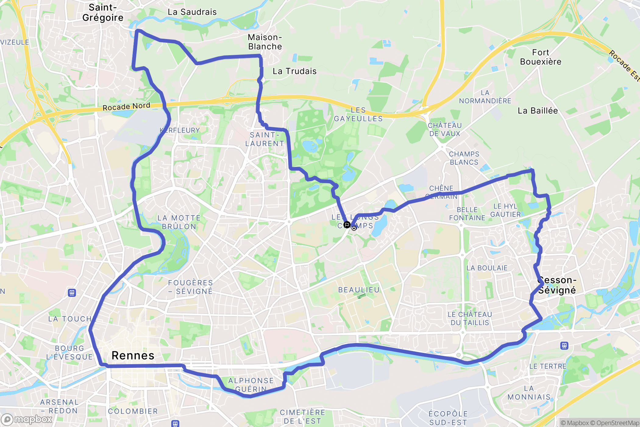 Rennes: routekaart voor buitenactiviteiten - France