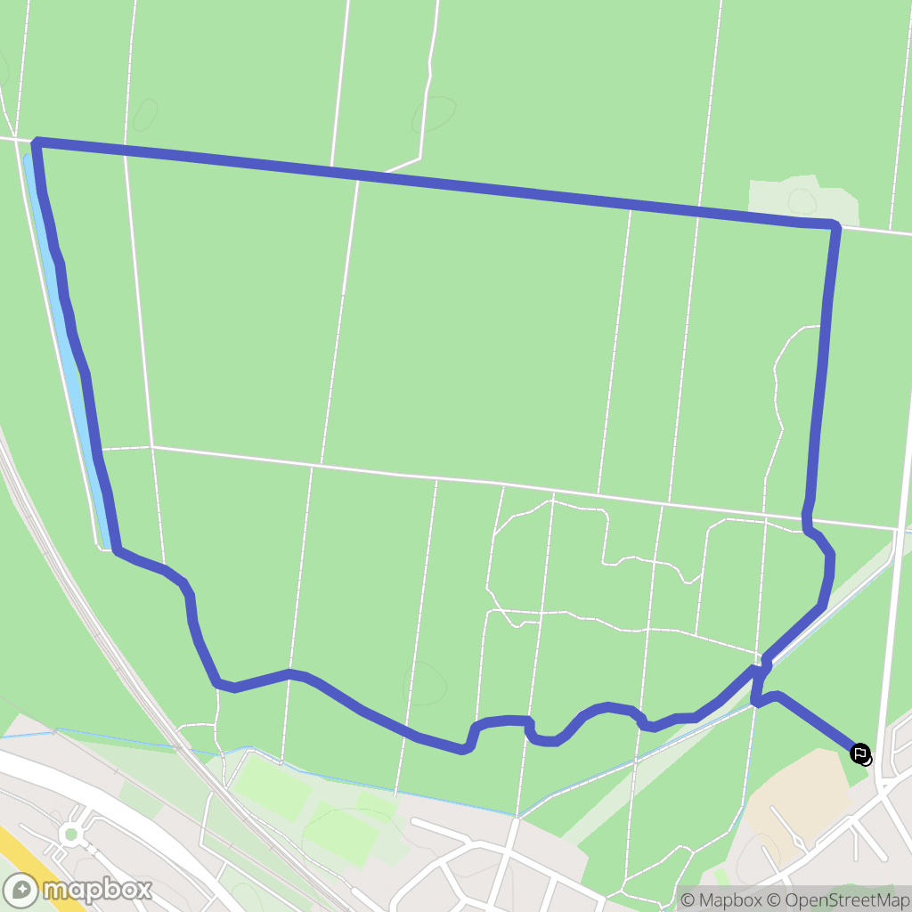 Lutterbach : carte du parcours de randonnée - France
