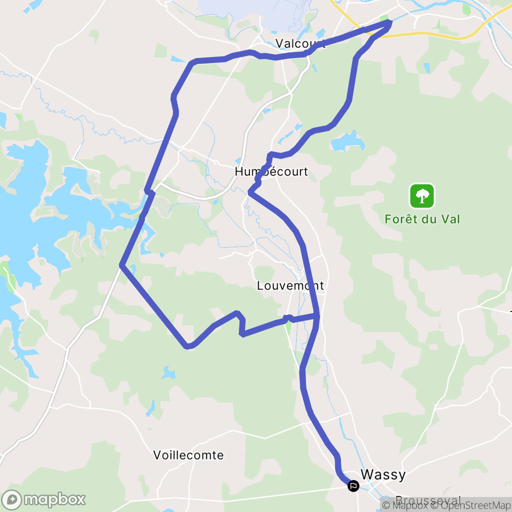 Wassy: routekaart voor buitenactiviteiten - France