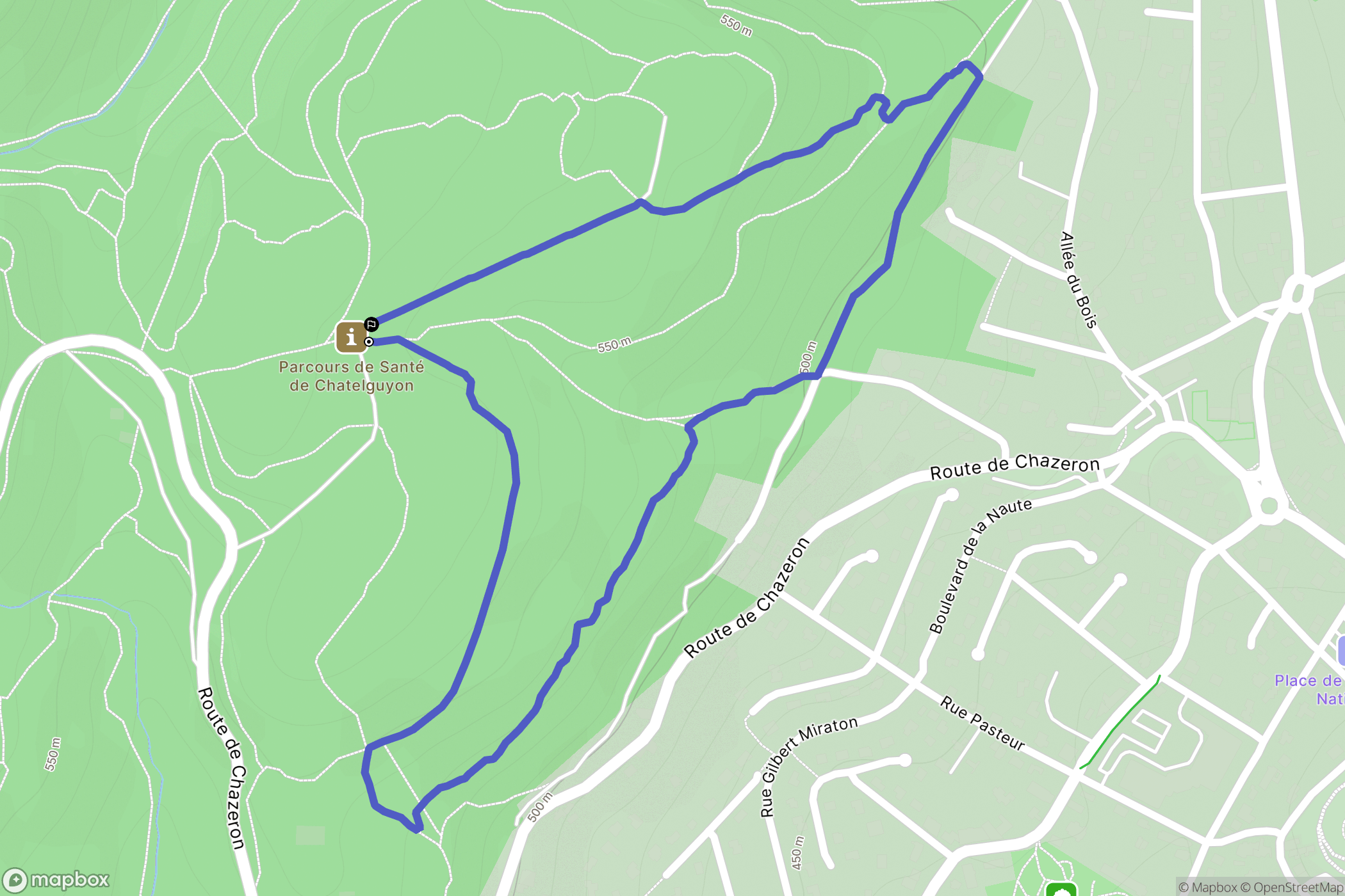 Châtel-Guyon: routekaart voor buitenactiviteiten - France