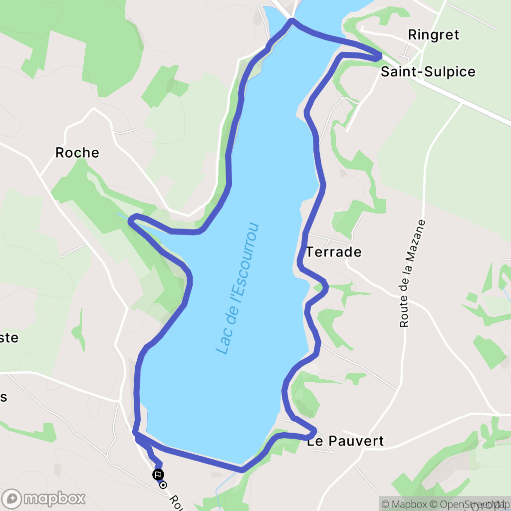 Soumensac: routekaart voor buitenactiviteiten - France