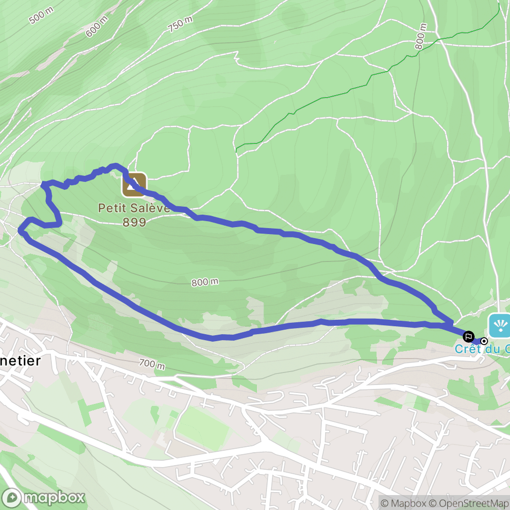 Monnetier-Mornex: routekaart voor buitenactiviteiten - France