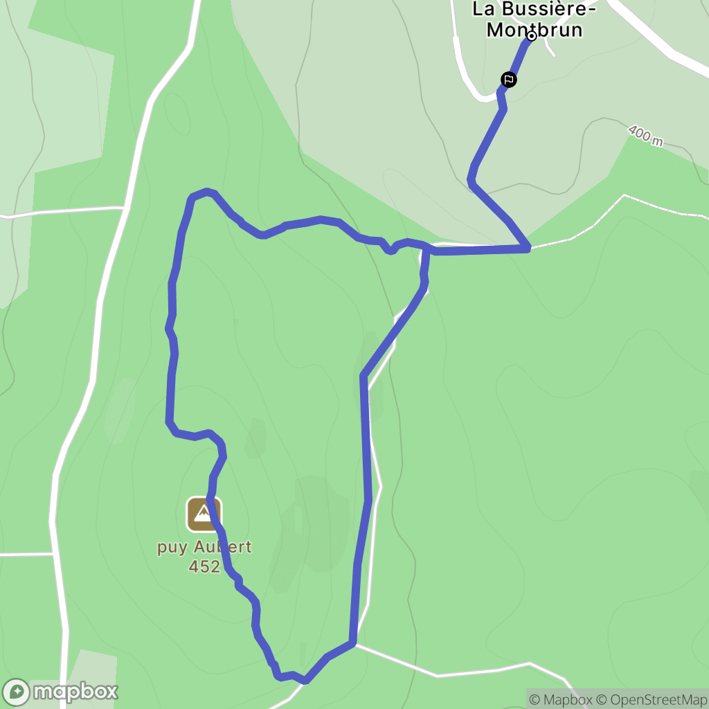 Dournazac : carte du parcours de randonnée - France