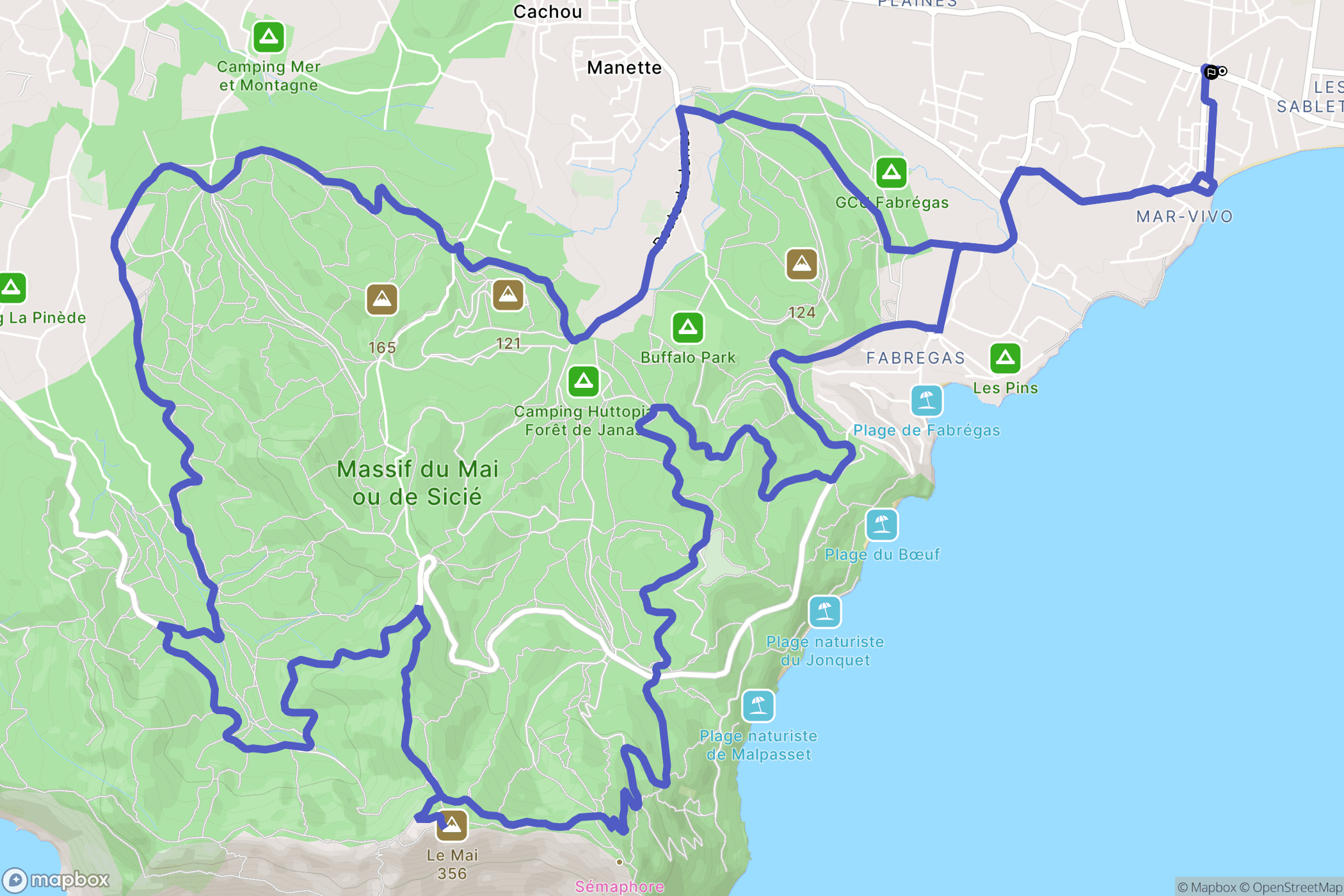 La Seyne-sur-Mer: routekaart voor buitenactiviteiten - France