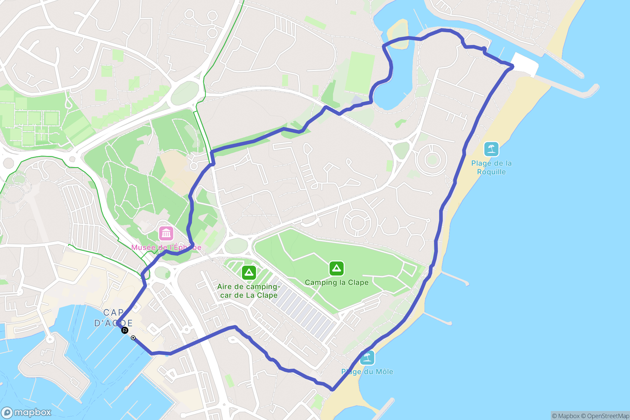 Agde: routekaart voor buitenactiviteiten - France
