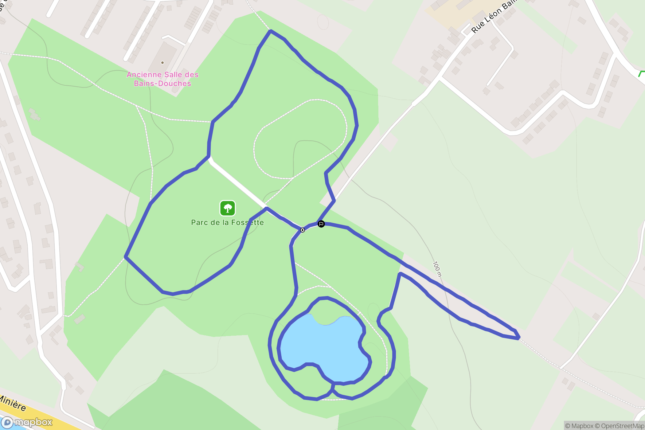Maisnil lès Ruitz : carte du parcours de randonnée - France