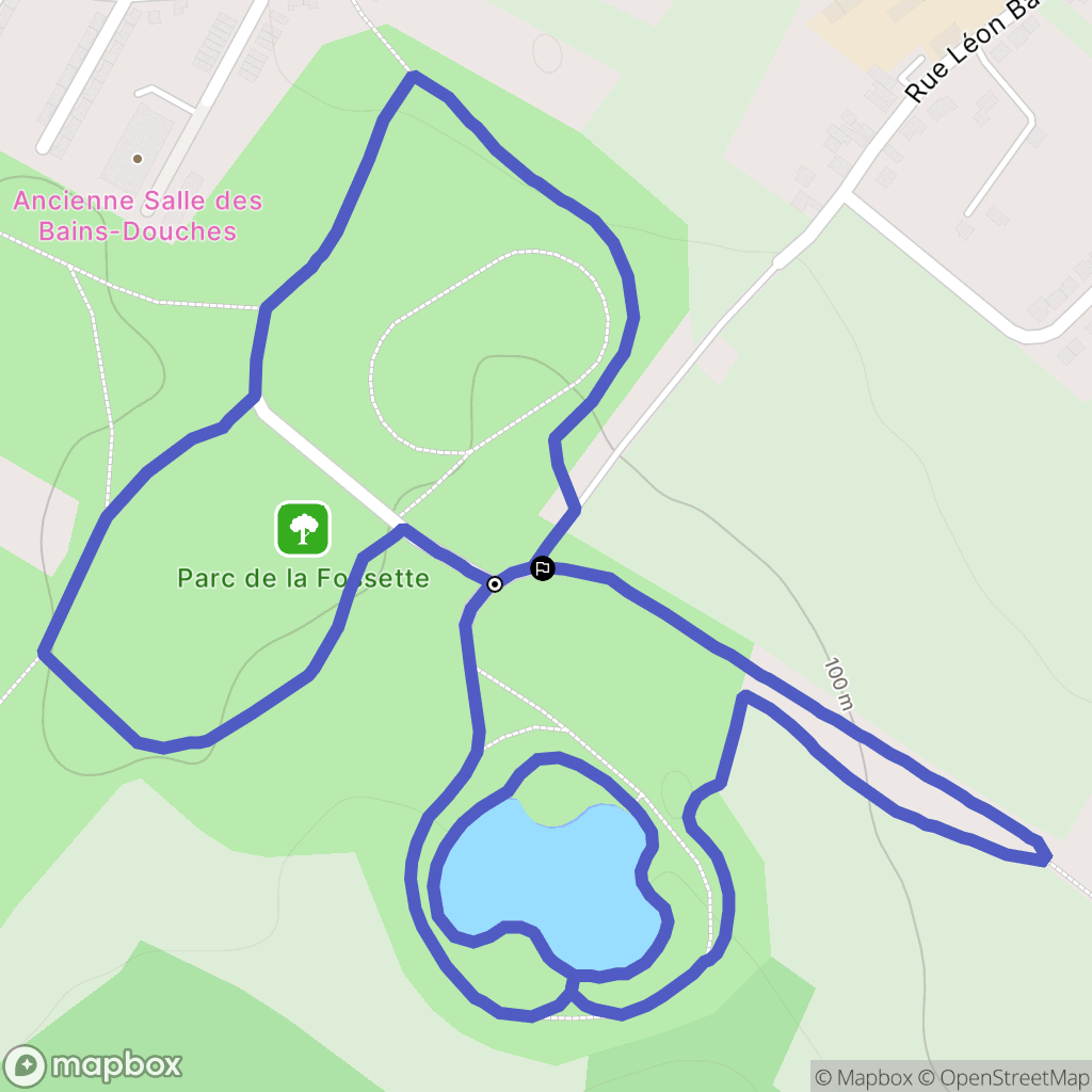 Maisnil lès Ruitz : carte du parcours de randonnée - France