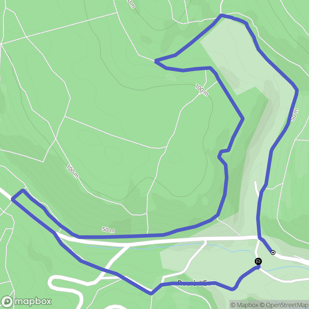 Maulévrier-Sainte-Gertrude : carte du parcours de randonnée - France