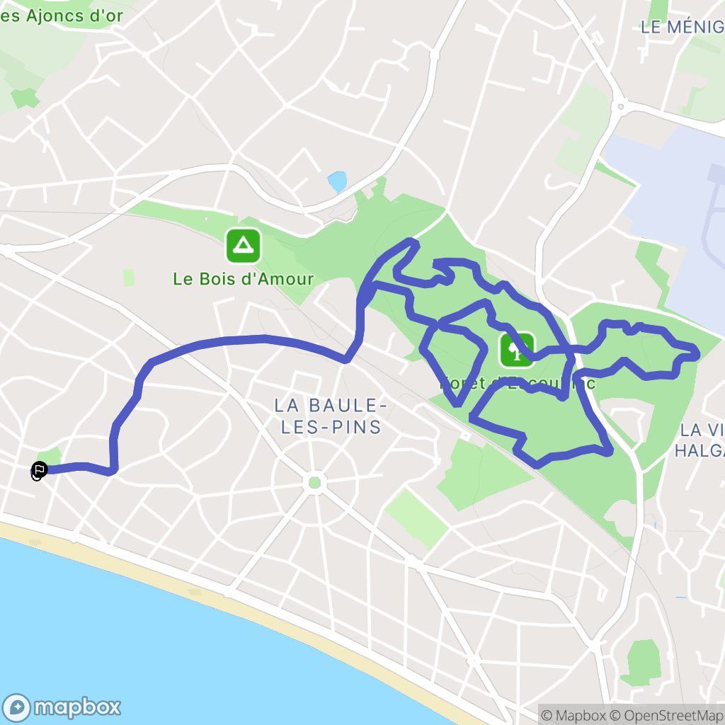 La Baule: routekaart voor buitenactiviteiten - France