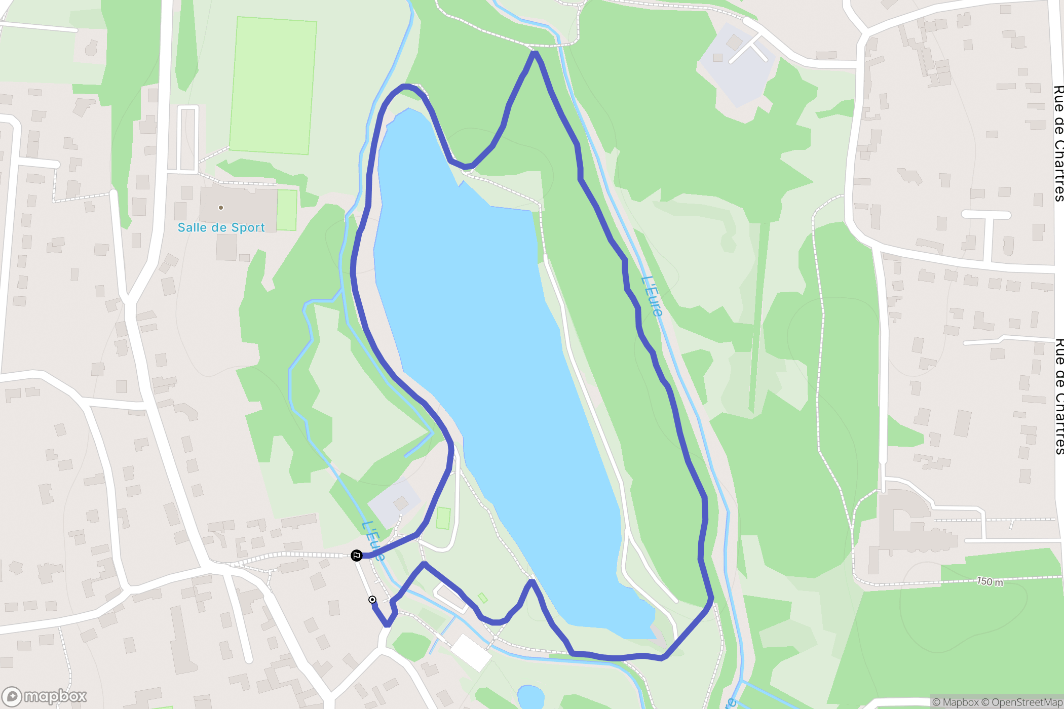 Barjouville: routekaart voor buitenactiviteiten - France