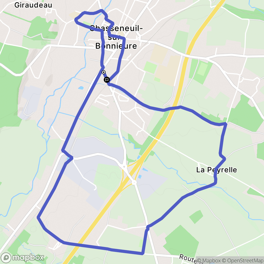 Chasseneuil-sur-Bonnieure: routekaart voor buitenactiviteiten - France