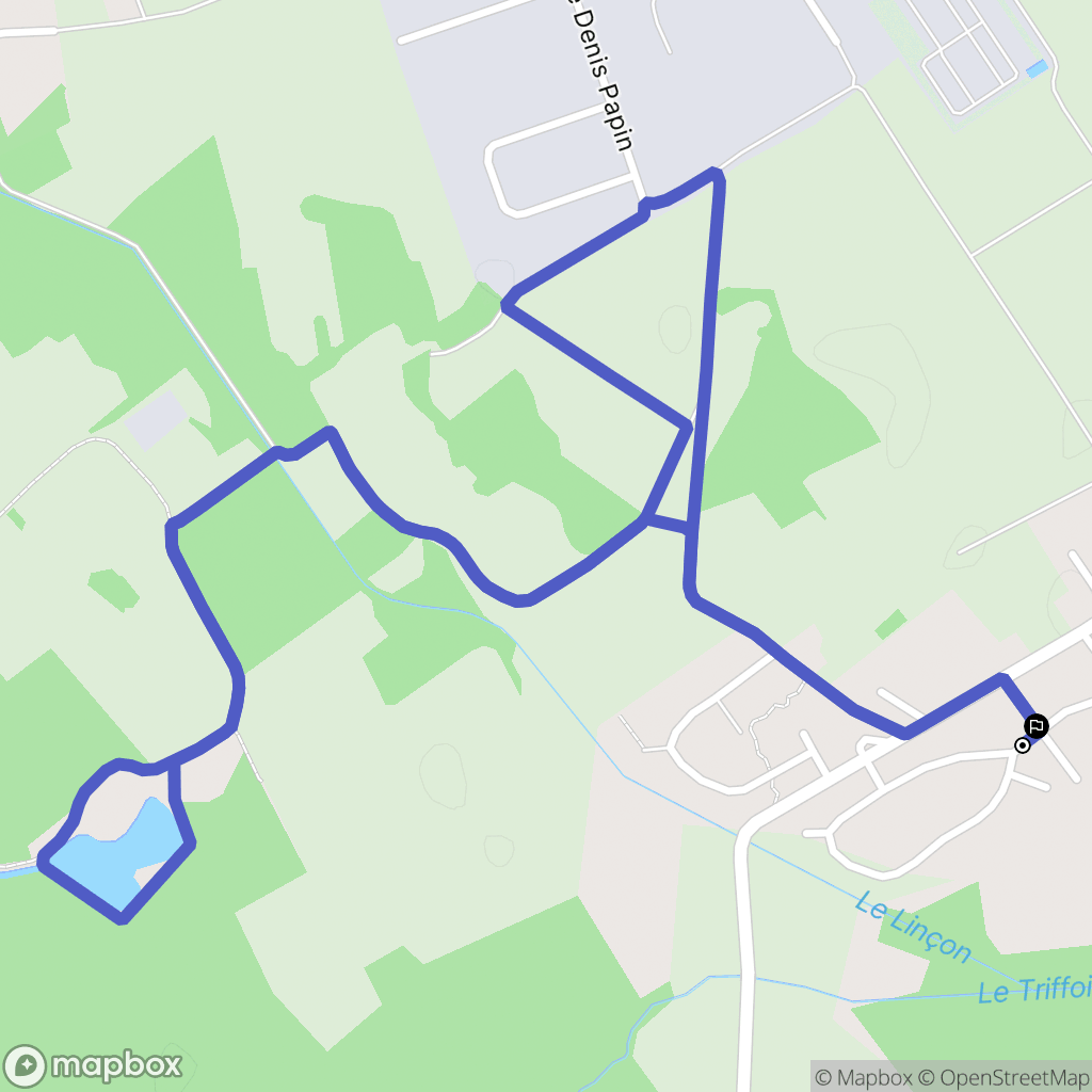 Rosières près Troyes: routekaart voor buitenactiviteiten - France