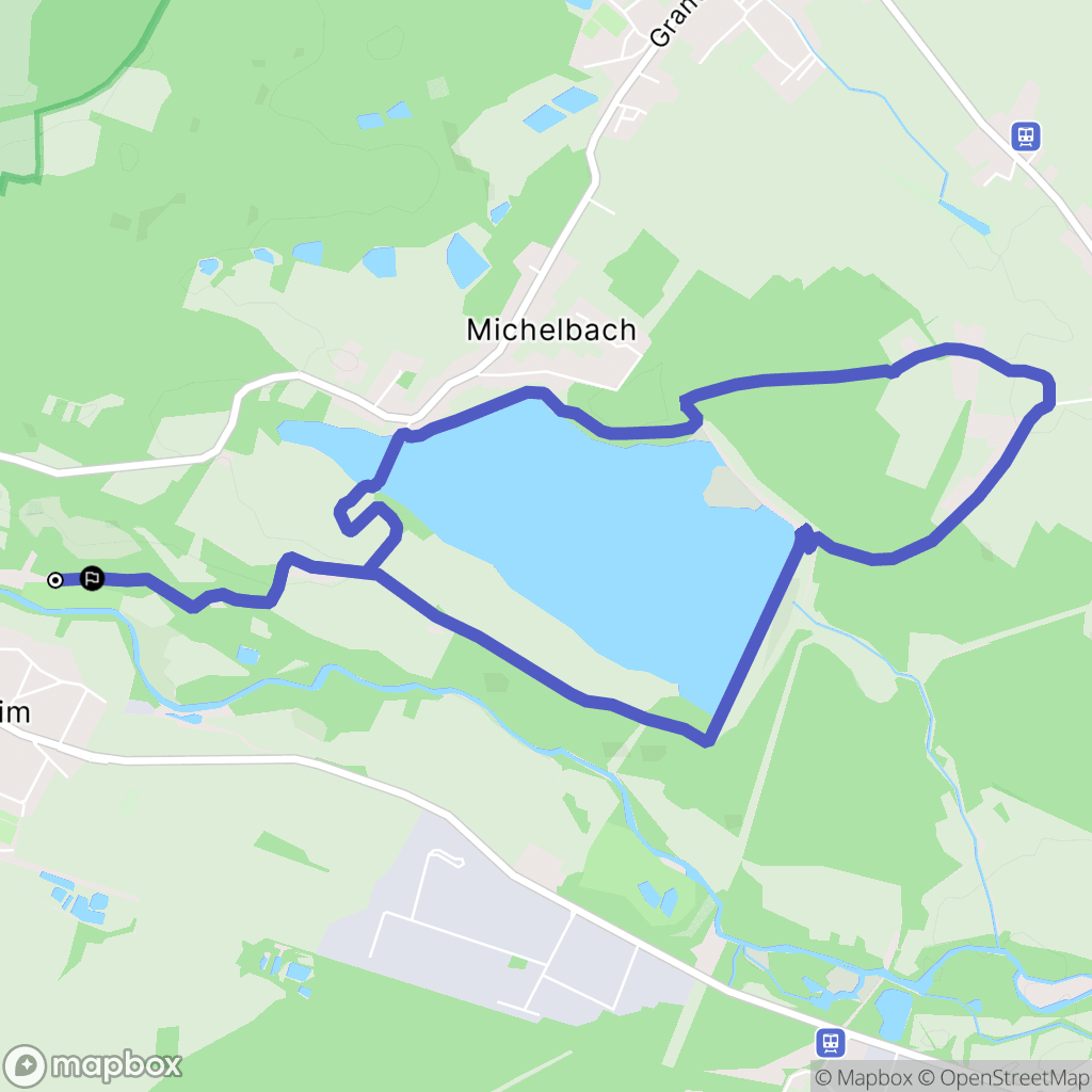 Guewenheim : carte du parcours de randonnée - France