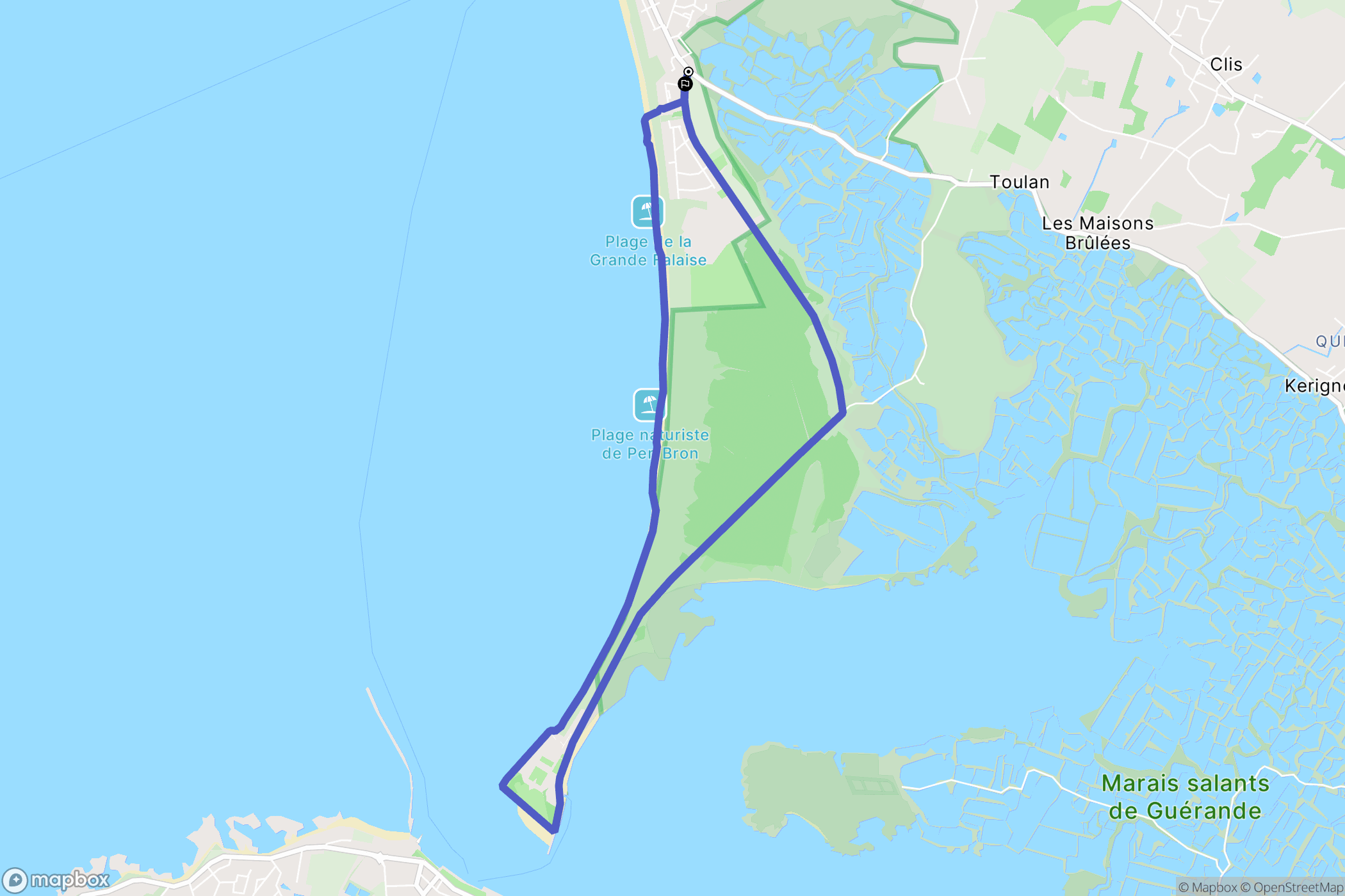 La Turballe: routekaart voor buitenactiviteiten - France