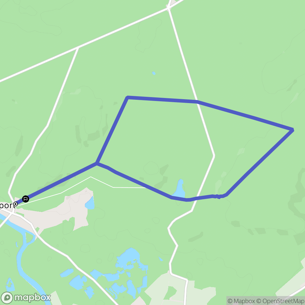 Choisy-au-Bac : carte du parcours de randonnée - France