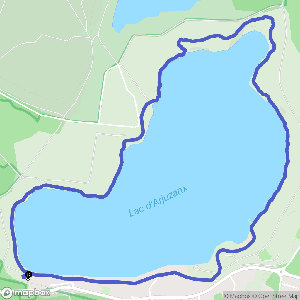 Morcenx-la-Nouvelle : carte du parcours de randonnée - France