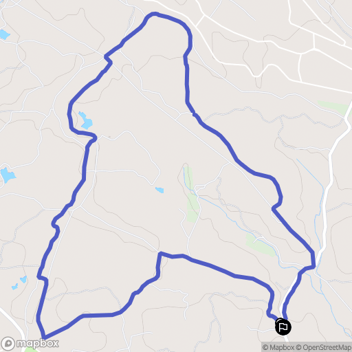 Puget-sur-Argens : carte du parcours de randonnée - France