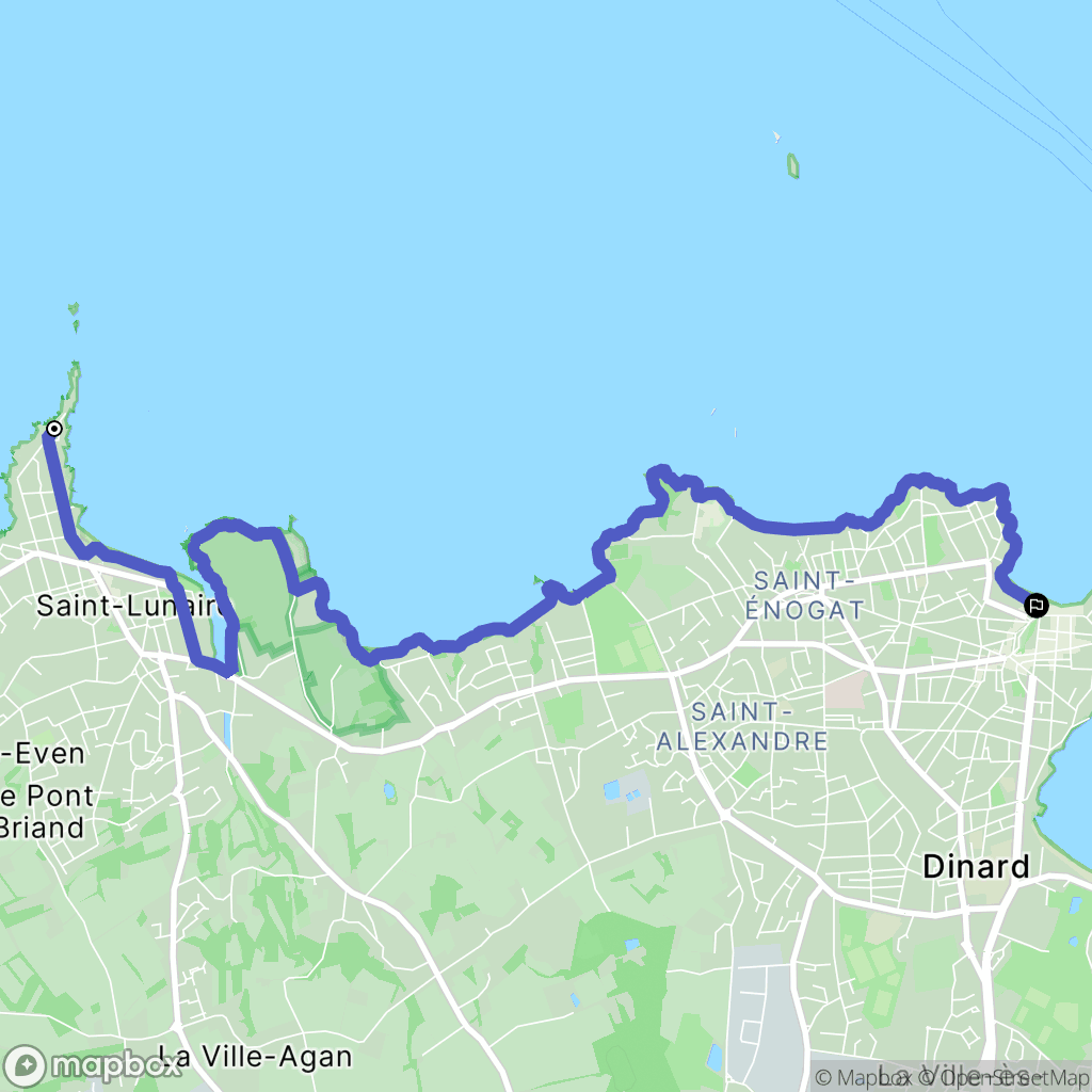 Saint-Lunaire: routekaart voor buitenactiviteiten - France