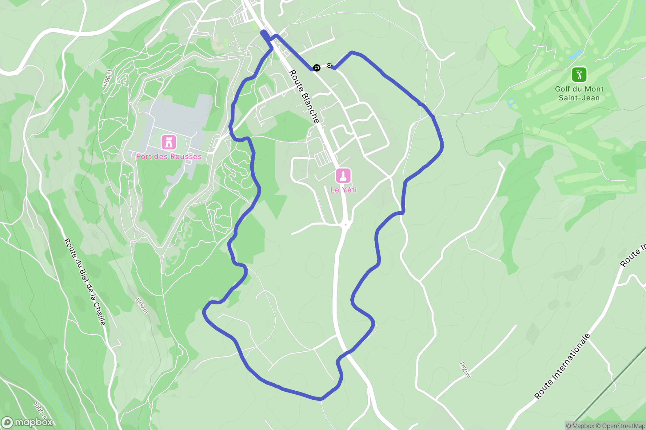 Les Rousses: routekaart voor buitenactiviteiten - France