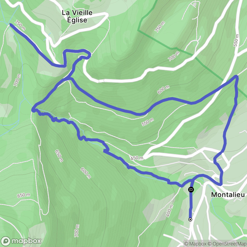 Saint-Vincent-de-Mercuze: routekaart voor buitenactiviteiten - France