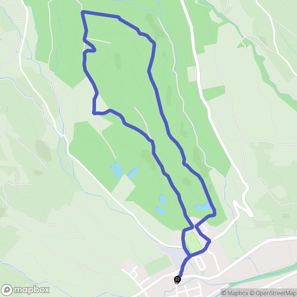 Saint Chinian : carte du parcours de randonnée - France