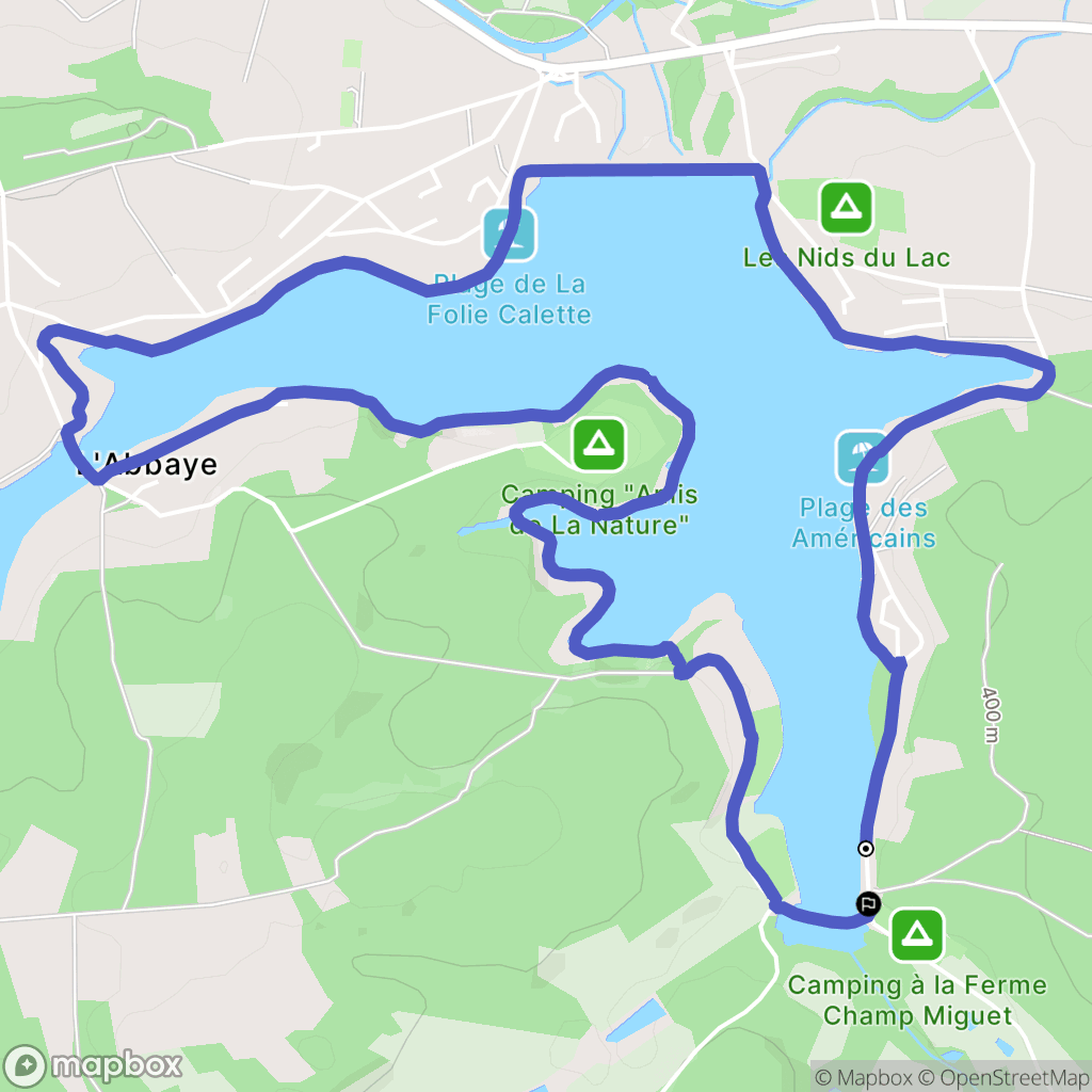 Sanchey : carte du parcours de randonnée - France