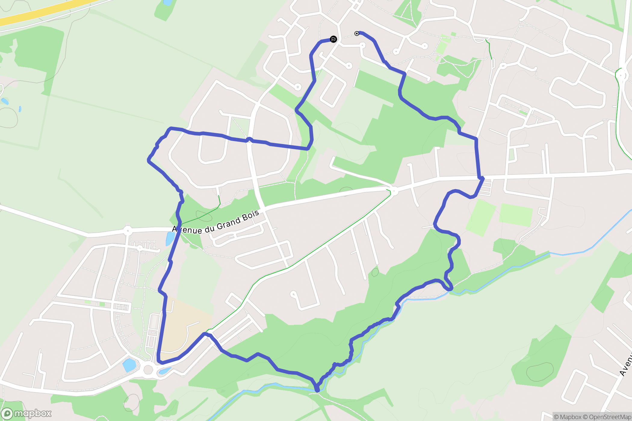 La Salvetat-Saint-Gilles : carte du parcours de randonnée - France