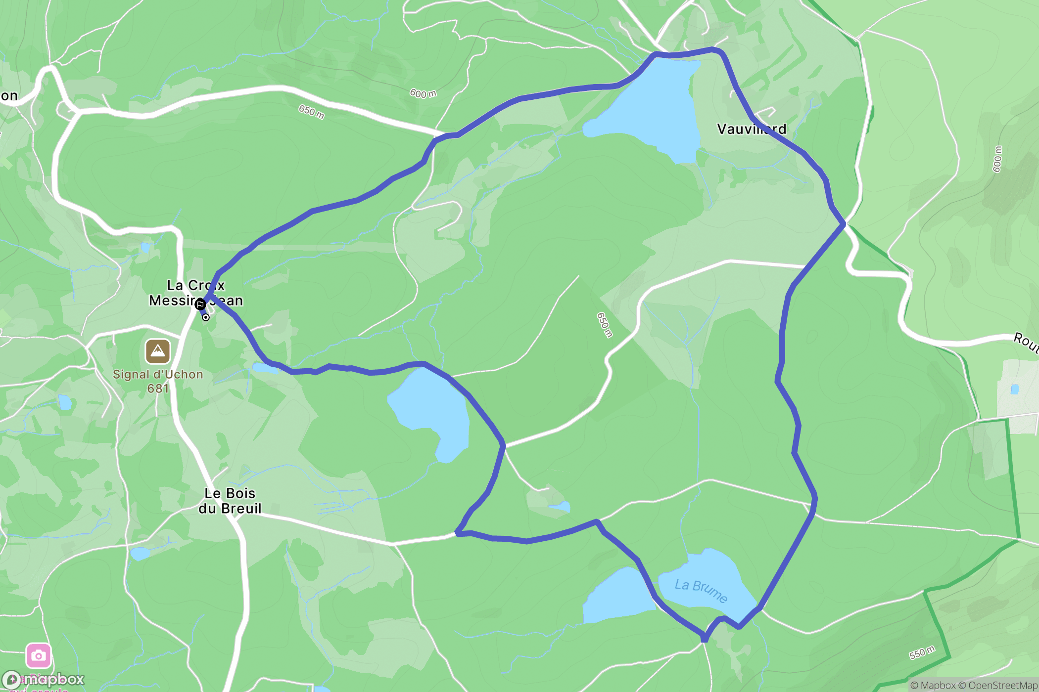 Uchon: routekaart voor buitenactiviteiten - France
