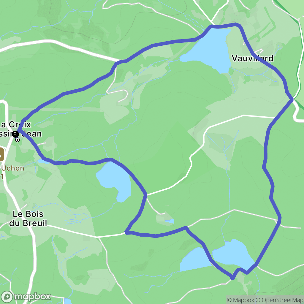 Uchon: routekaart voor buitenactiviteiten - France