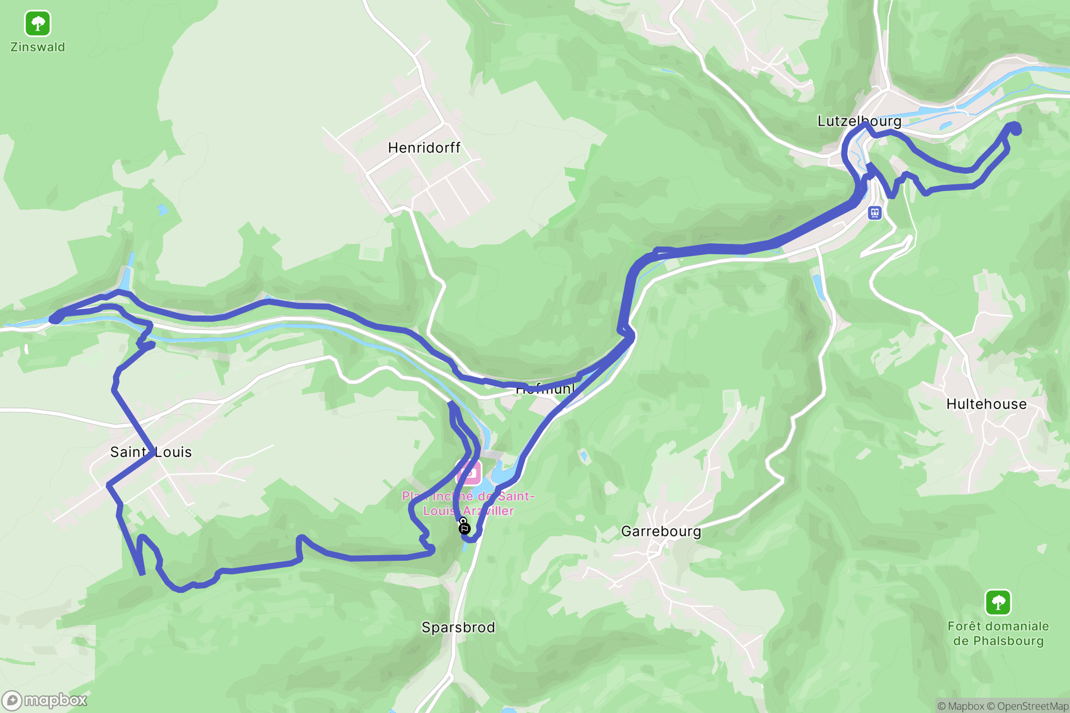 Lutzelbourg: routekaart voor buitenactiviteiten - France