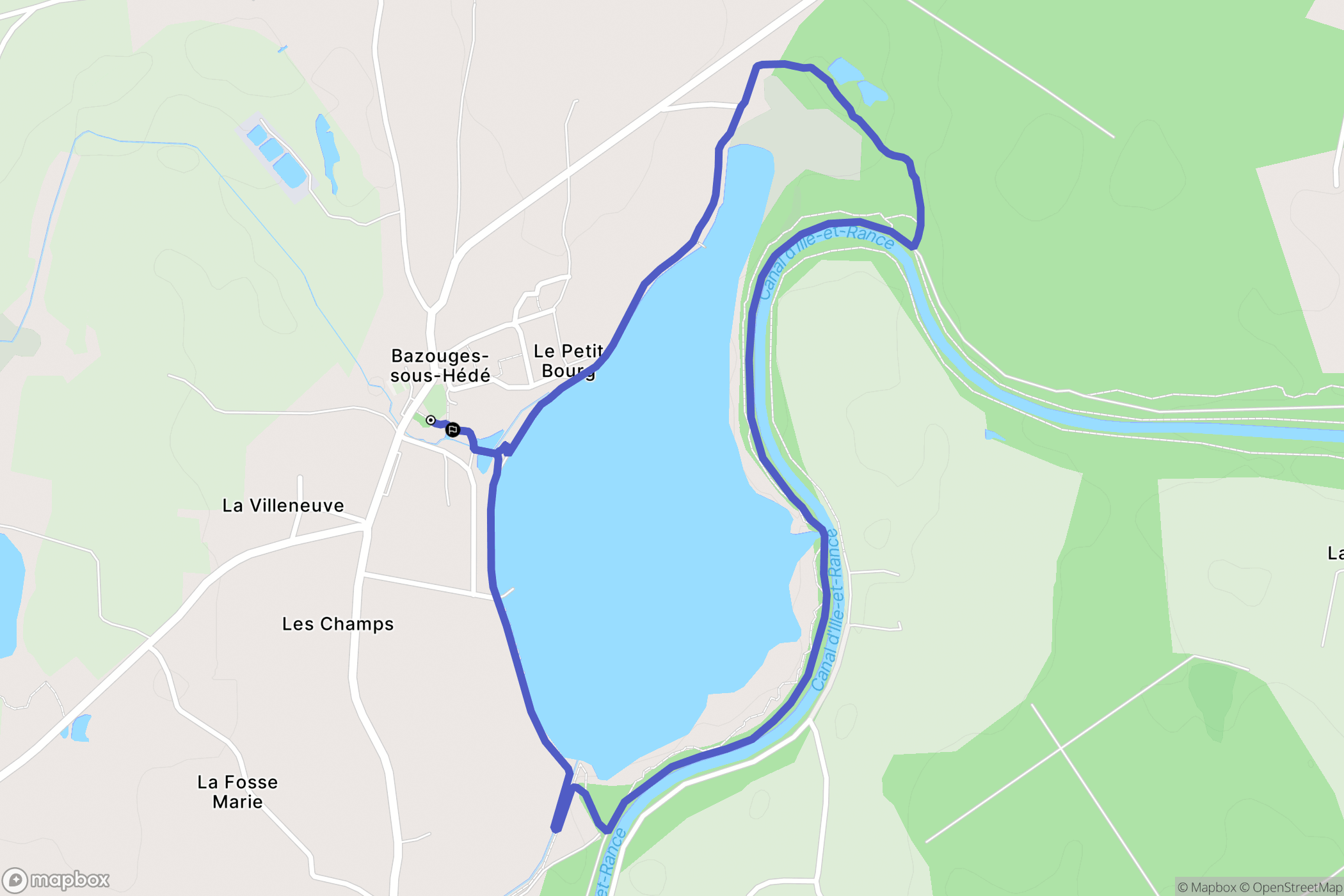 Hédé-Bazouges: routekaart voor buitenactiviteiten - France