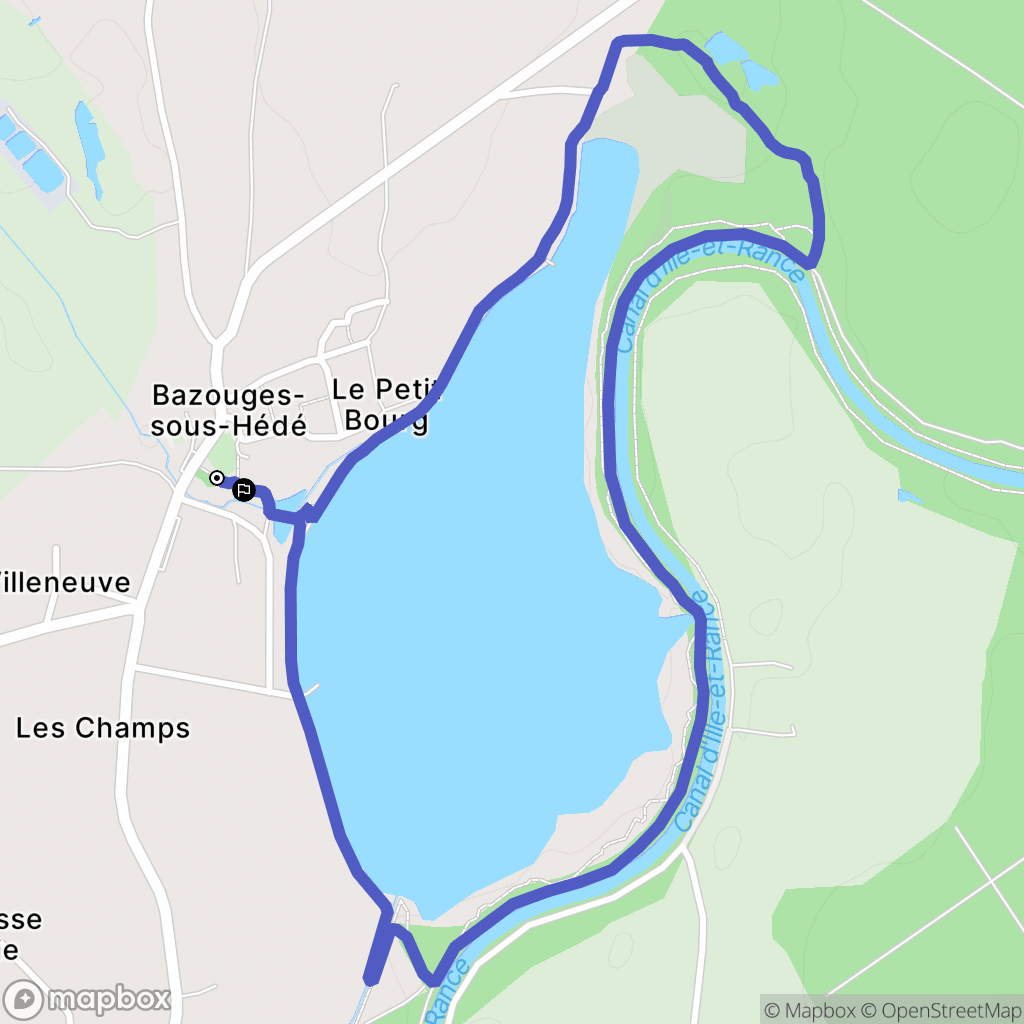 Hédé-Bazouges: routekaart voor buitenactiviteiten - France