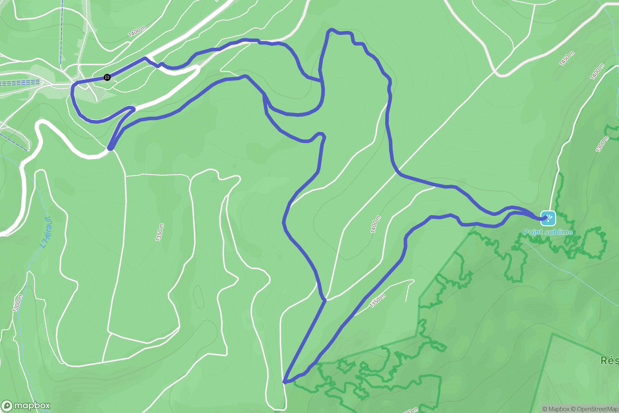 L'Espérou: routekaart voor buitenactiviteiten - France