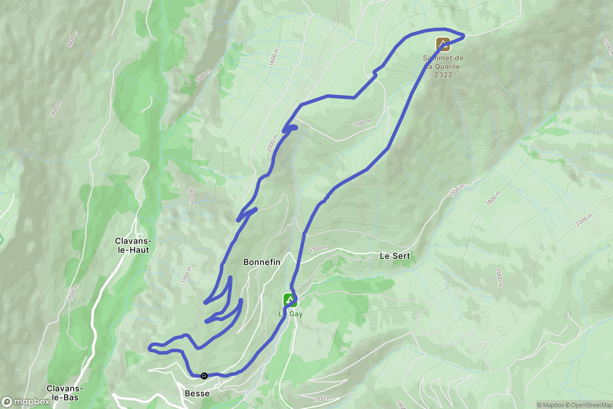 Besse: routekaart voor buitenactiviteiten - France
