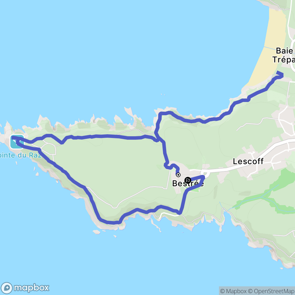 Plogoff: routekaart voor buitenactiviteiten - France