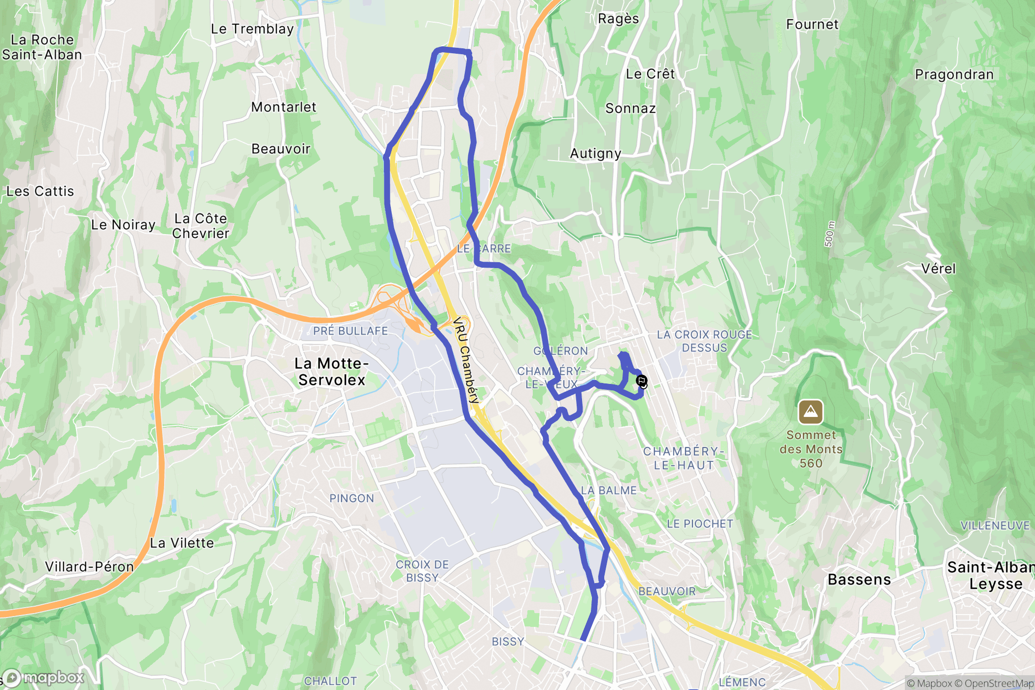 Chambéry: routekaart voor buitenactiviteiten - France