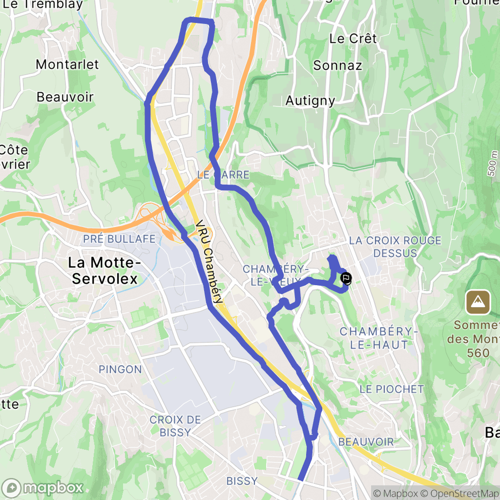 Chambéry: routekaart voor buitenactiviteiten - France
