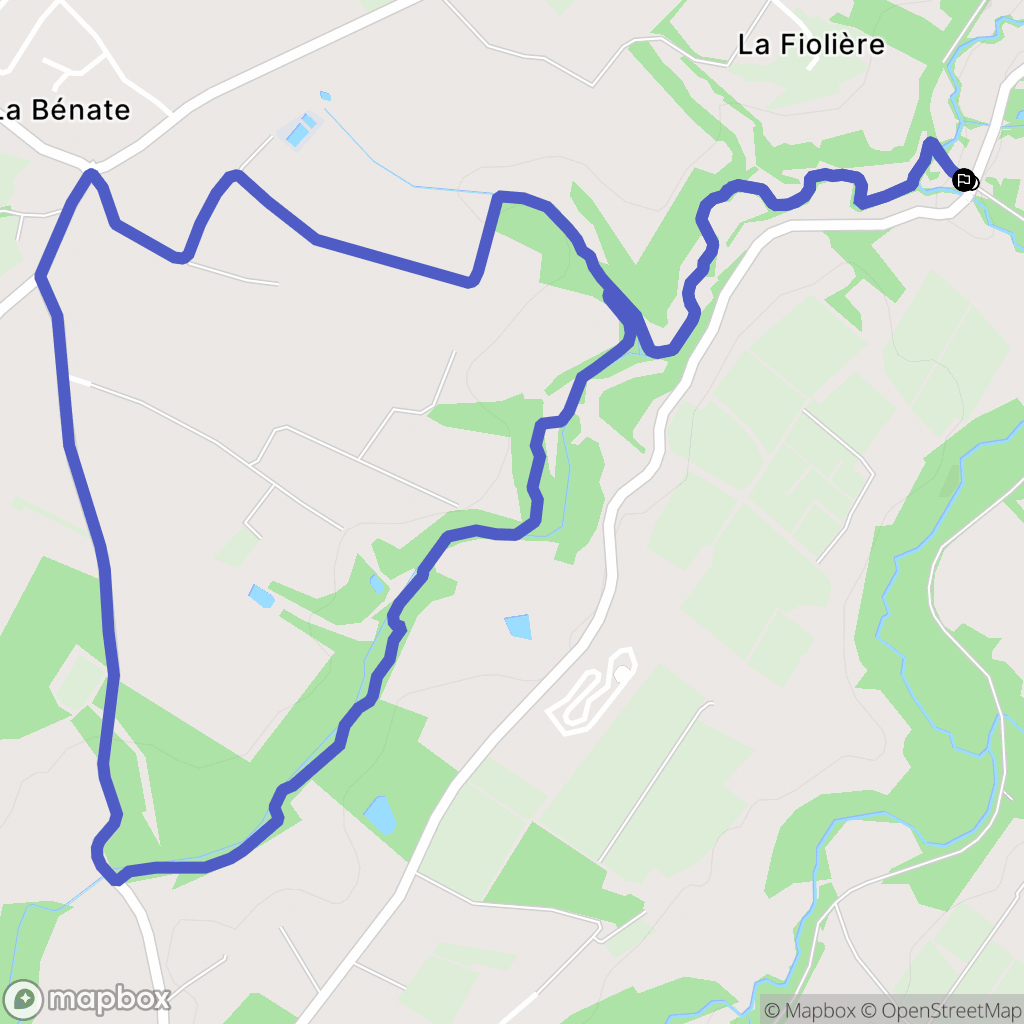 Corcoué sur Logne : carte du parcours de randonnée - France