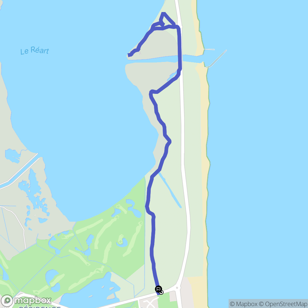 Saint Cyprien : carte du parcours de randonnée - France