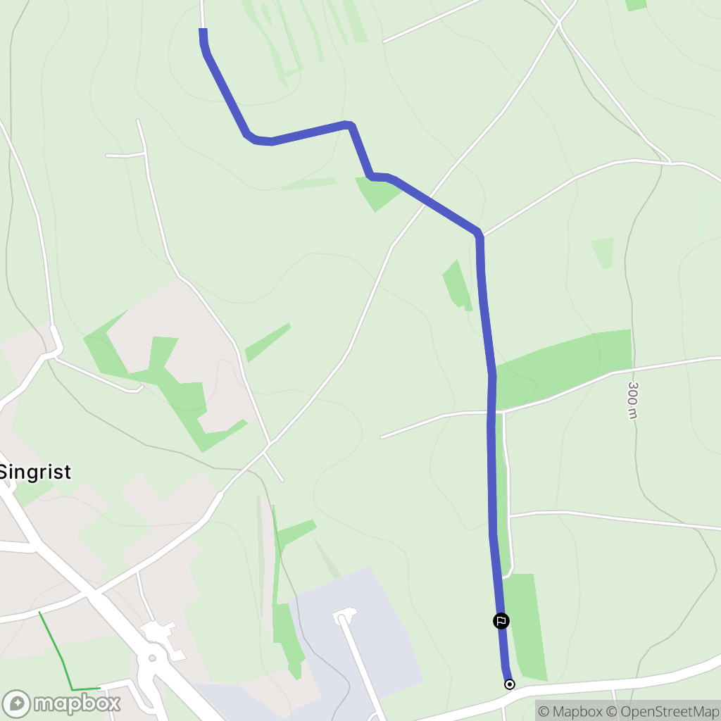 Sommerau : carte du parcours de randonnée - France