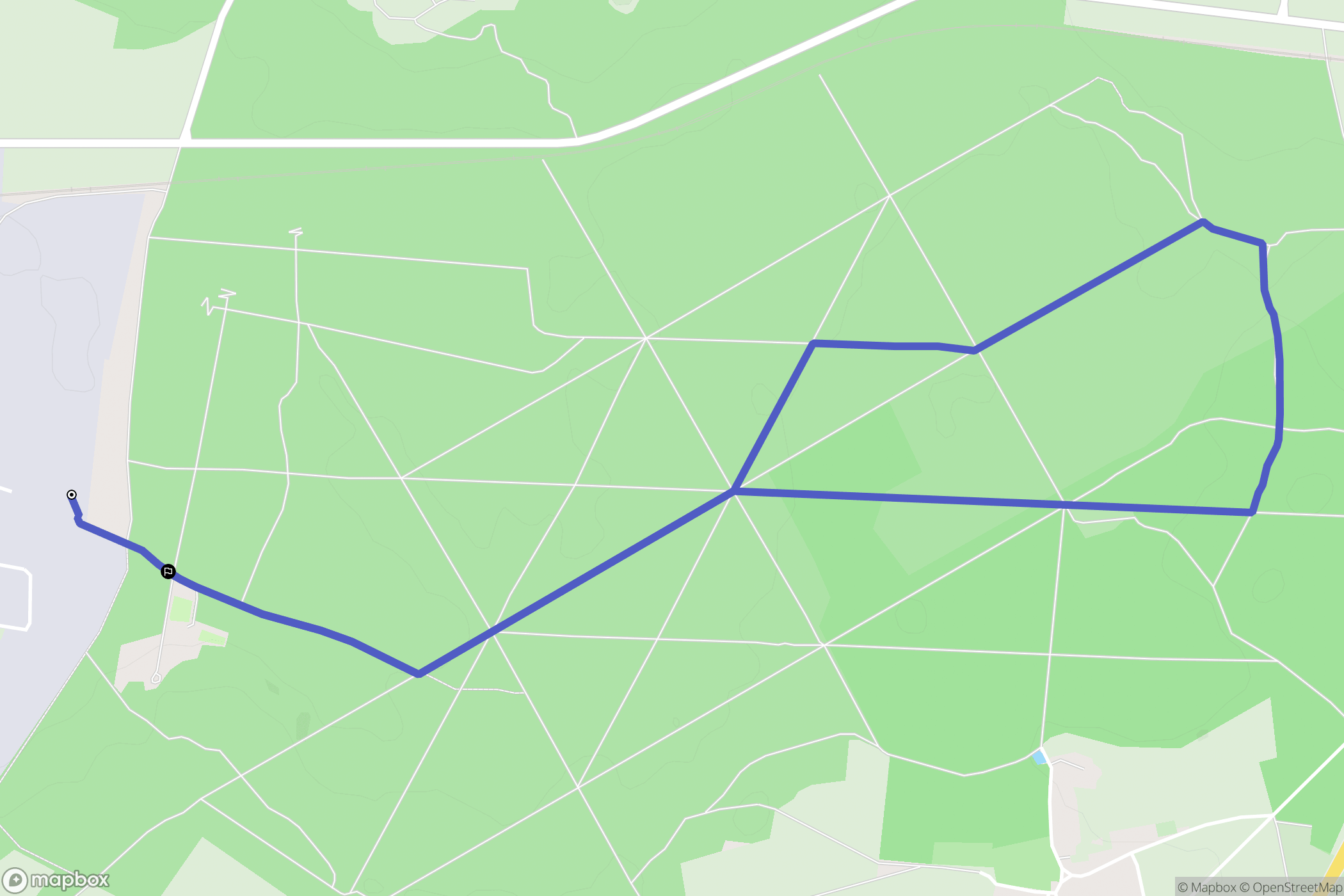 Coyolles : carte du parcours de randonnée - France
