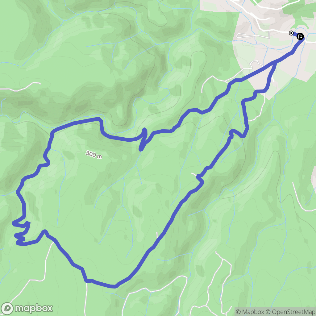 Saint-Montan : carte du parcours de randonnée - France
